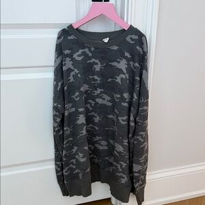 Camouflage Gray Sweater (used)